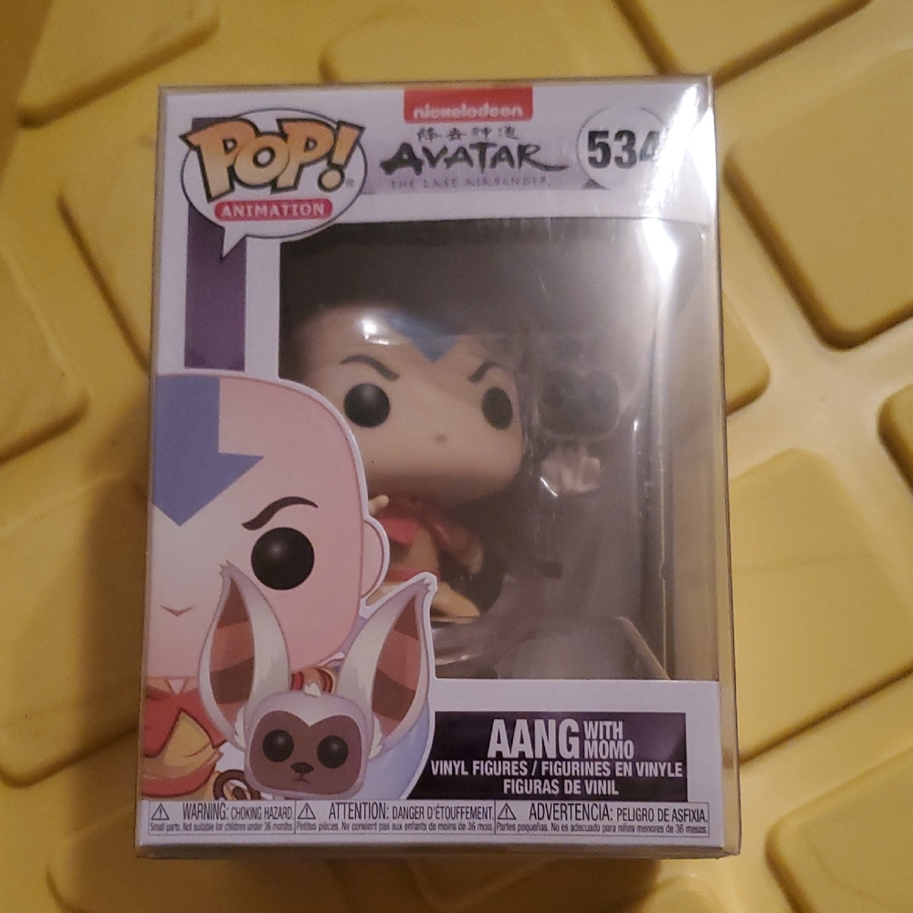 Avatar The Last AirBender Aang With Momo #534 Funko Pop
